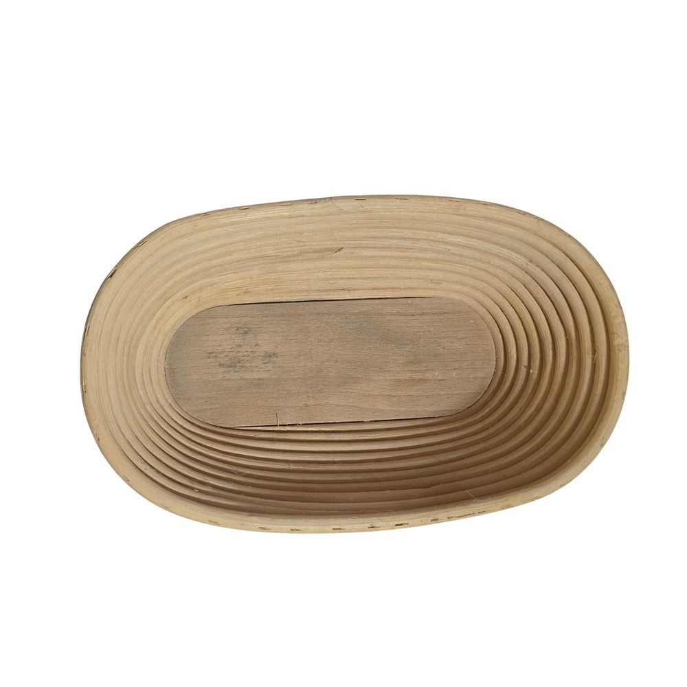Oval Rattan Banneton Bread Proofing Basket Natural Cane Batard Sourdough Bowl